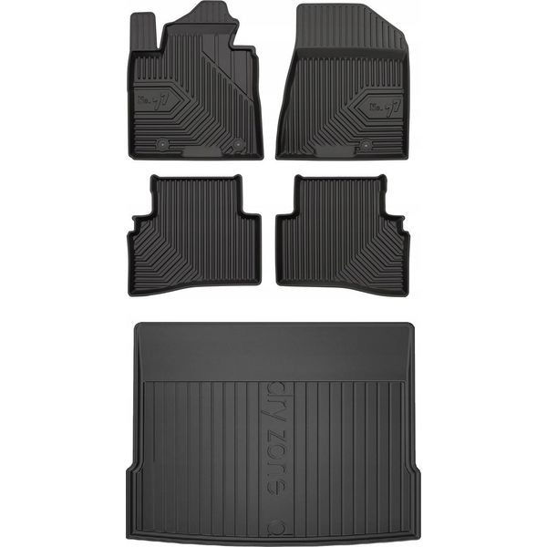 Set 77 Tappetini E Tappetino Hyundai Tucson 3 2015-2020 D Bn-image