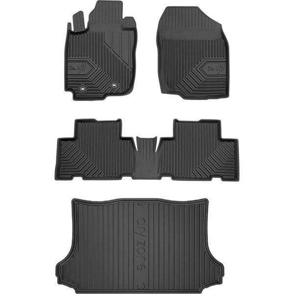 Set 77 Toyota RAV4 3 2005-2012 Tappetini E Tappetini-image
