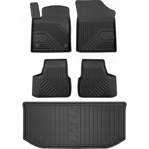 Set 77 Tappetini E Tappetini Skoda Citigo Hatchback 2011-2019 G-image