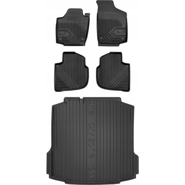 Set 77 Tappetini E Tappetini Seat Toledo 4 Liftback 2012-2018-image