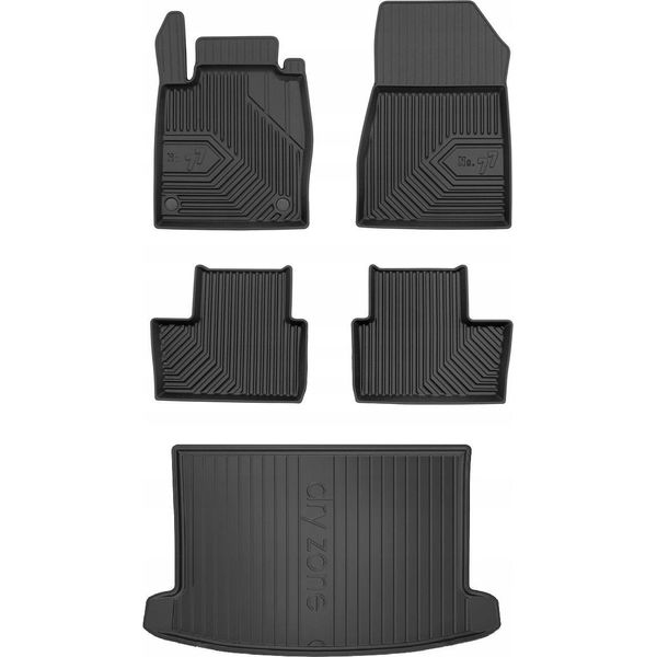 Set 77 Tappetini In Gomma E Tappetini Nissan Juke 2 Dal 2019- G-image