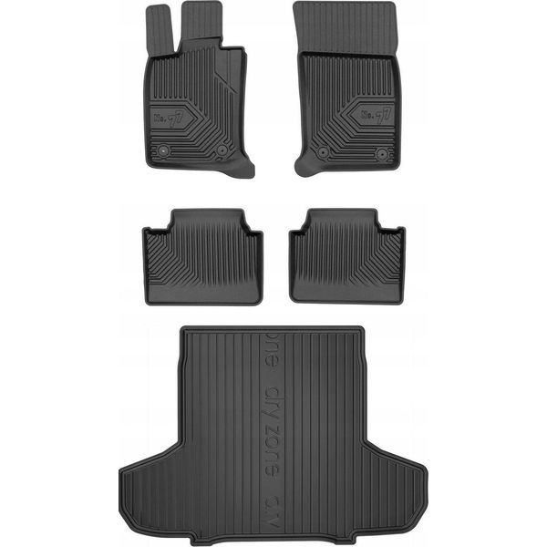Set 77 Tappetini E Tappetini Porsche Panamera 2 Liftback Dal 2016--image