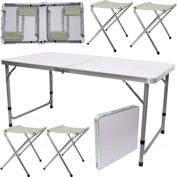 Tavolo Da Picnic Pieghevole Con Sedie-image