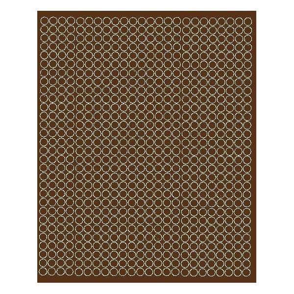 Adesivi, 7 Mm, Adesivi Rotondi Con Puntini, 720 Pezzi, Marrone Lucido-image