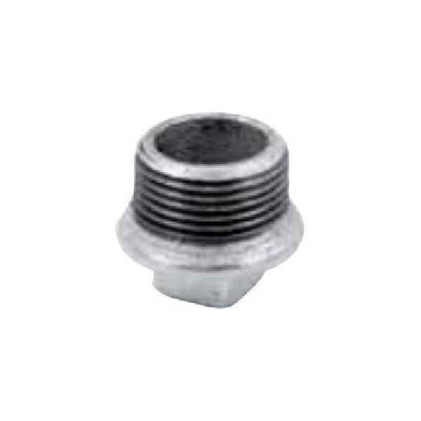 Agaflex Tappo In Ghisa Zincata Con Bordo T9 1/2" DN15 Gz 41047003"-image