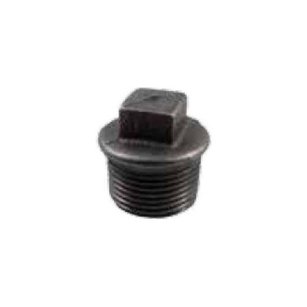 Agaflex Tappo In Ghisa Nera Con Bordo T9 1/2" DN15 Gz 41047103"-image