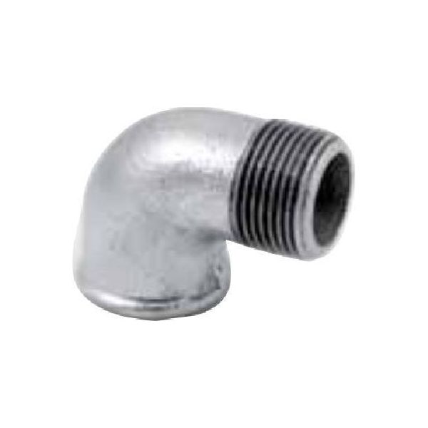 Raccordo A Gomito Agaflex A4, Ghisa, Zincato, 1/2" DN15, 90° Gwxgz 41007003"-image