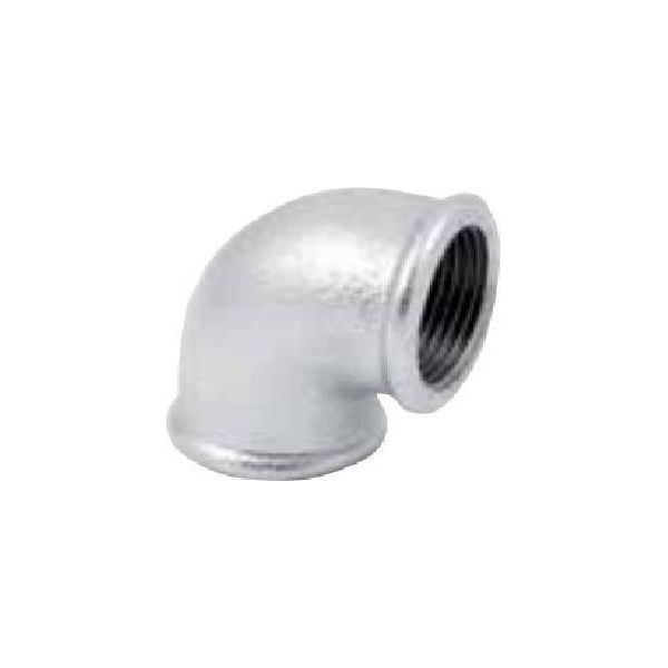 Agaflex Raccordo A Gomito In Ghisa Zincata A1 DN15 1/2" 90° Gwxgw 41006003"-image
