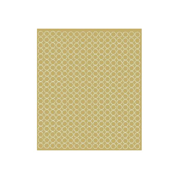 Adesivi Circolari, Diametro 1 Cm, 357 Pezzi, Oro Opaco-image