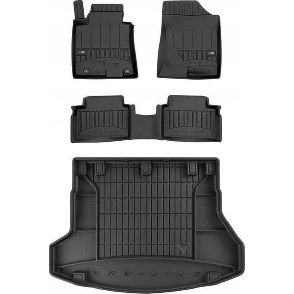 Set Di Tappetini In Gomma 3D Hyundai I30 2 Station Wagon 2012-2017-image