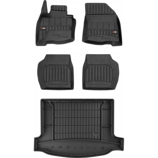 Set Di Tappetini In Gomma 3D Honda Civic 8 Hatchback 2006-2011-image
