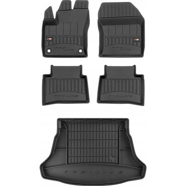Set Di Tappetini In Gomma 3D Toyota Prius 4 Hb 2015-2023-image