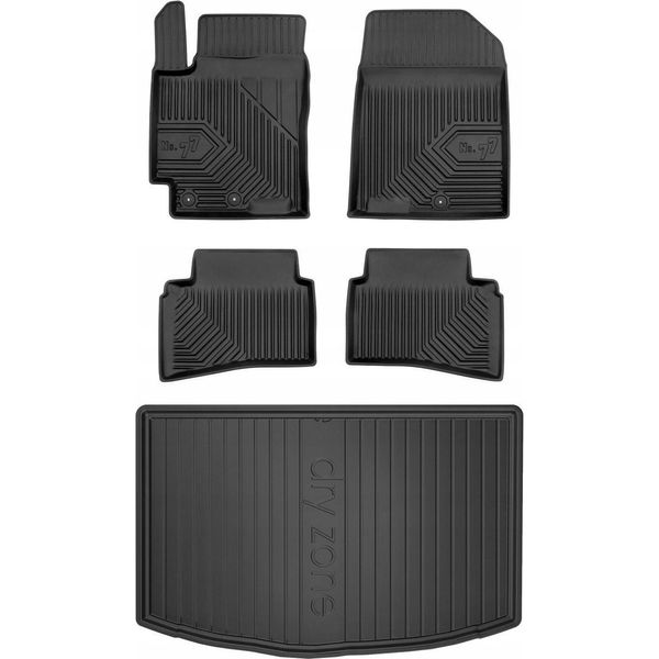 Set 77 Tappetini E Tappetini Kia Rio 4 Hatchback Dal 2017--image