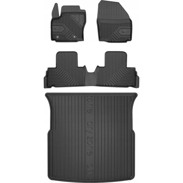 Set 77 Tappetini E Tappetini Ford S-Max Mk1 2006-2015 5 Posti-image