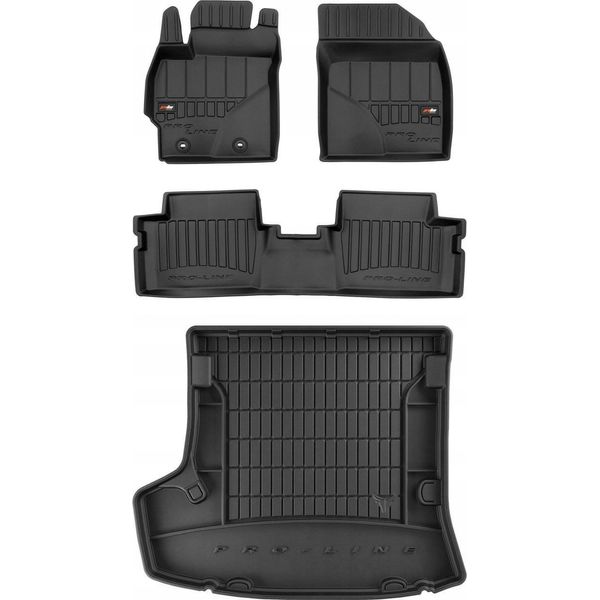 Set Di Tappetini In Gomma 3D Toyota Corolla E14 E15 Berlina 2006-2014-image