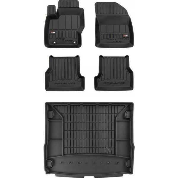 Tappetini 3D Set E Tappetini Ford Focus Mk2 Station Wagon 2003-2011-image