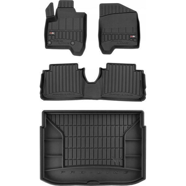 Tappetini 3D Set E Tappetini Citroen C3 Picasso I 2008-2017 D-image