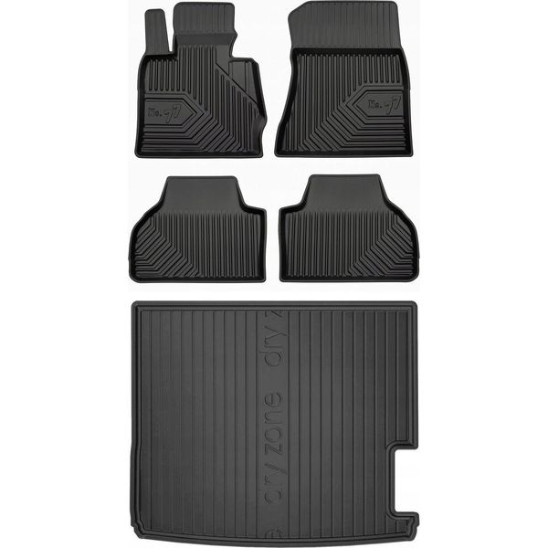 Set 77 Tappetini In Gomma E Copertura Bmw X4 F26 2014-2018-image