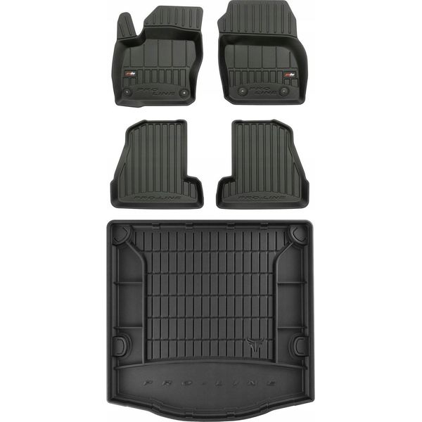 Tappetini 3D Set E Tappetino Ford Focus Mk3 Berlina 2011-2018-image