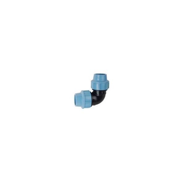 Agaflex PE-PE Angolare Con Morsetto A Vite 40 Mm 90° 45154040-image