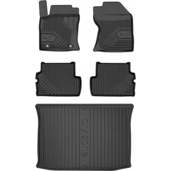 Set 77 Tappetini E Tappetini Ford Focus Mk1 Hatchback 1998-2005-image