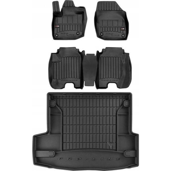 Set Di Tappetini In Gomma 3D Honda Civic 9 Station Wagon 2011-2016 D-image