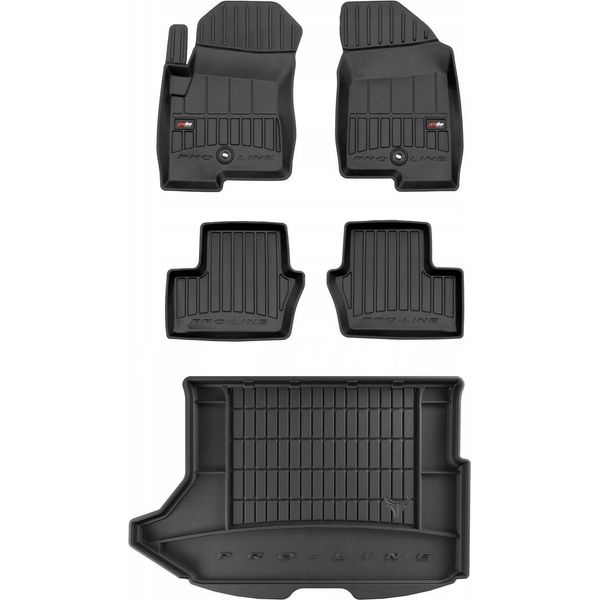 Tappetini In Gomma 3D-KIT E Tappetino Dodge Caliber Hatchback 2006-2011-image