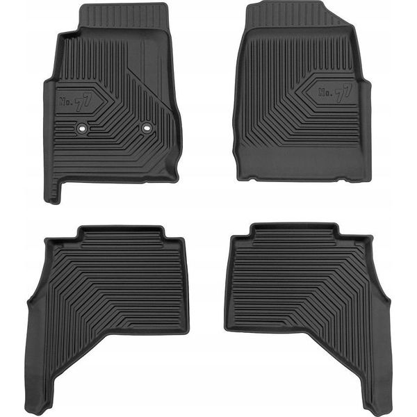 Isuzu D-MAX 2 2011-2019 Tappetini In Gomma Piatti 77-image