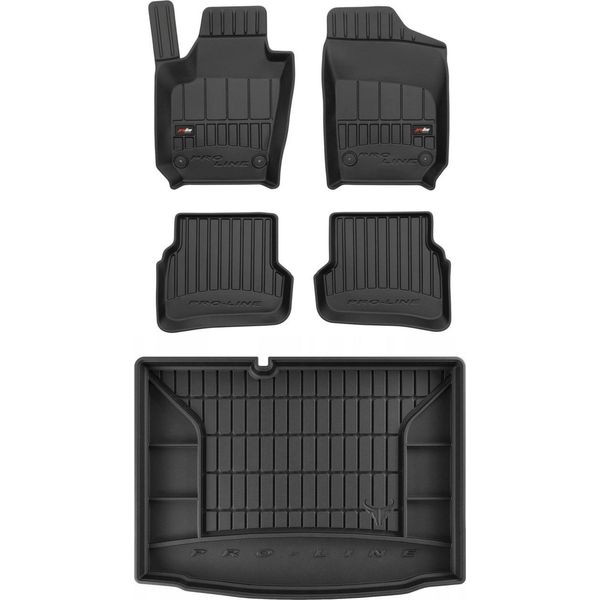 Set Di Tappetini In Gomma 3D Fabia 3 Hb 2014-2022-image