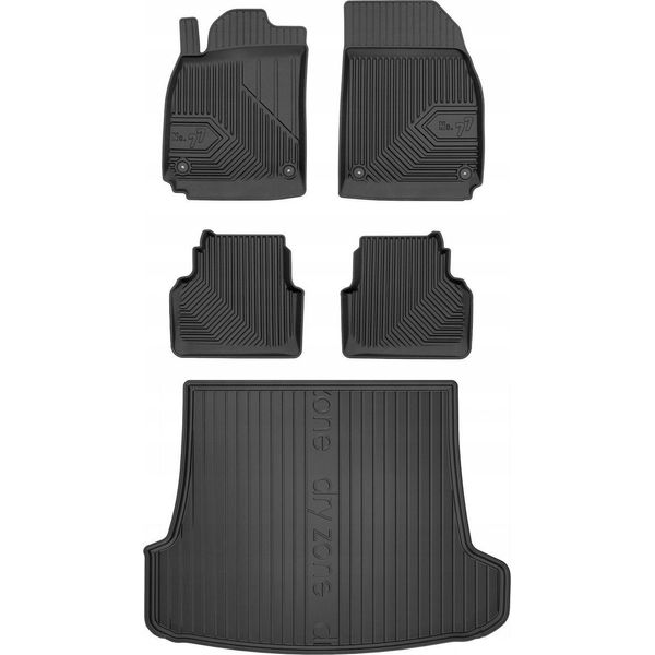 Set 77 Tappetini E Tappetini Saab 9-3 2 Station Wagon 2002-2011-image