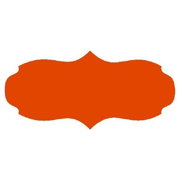 Etichette Per Barattoli, 7,5 X 3 Cm, Per Marmellate, 60 Pezzi, Arancione Opaco-image