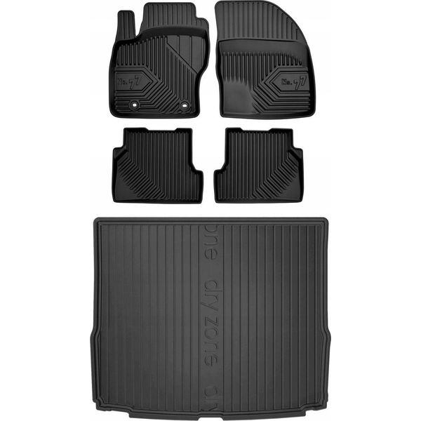 Set 77 Tappetini E Tappetini Ford Focus Mk2 Station Wagon 2004-2011-image