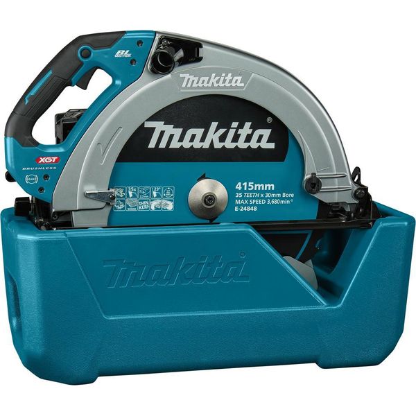 Sega Circolare Portatile A Batteria Makita HS013GT101 Xgt, Incl. 1 Batteria 40 V 5,0 Ah E Caricabatterie, Lama Ø 415 Mm-image