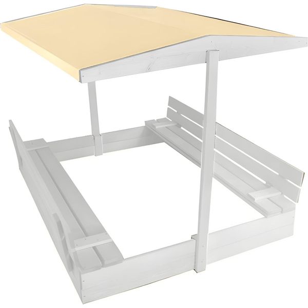 Ombrellone Per Sabbiera, Sabbiera In Legno, 120 Cm, Bambini-image