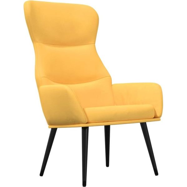 Syfax™ Sedia Relax Giallo Senape In Tessuto-image