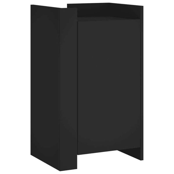 Syfax™ Credenza Nera 45X35X75 Cm In Legno Multistrato-image