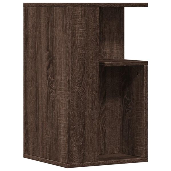 Syfax™ Tavolino Rovere Marrone 35X35X60 Cm In Legno Multistrato-image