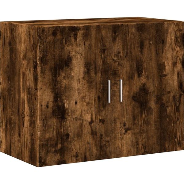 Syfax™ Mobile A Parete Rovere Fumo 80X42,5X64 Cm In Legno Multistrato-image