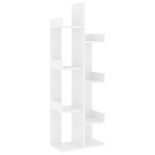 Syfax™ Libreria Bianca 48X25,5X140 Cm In Truciolato-image