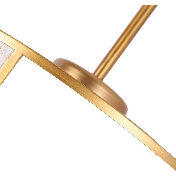 Lampada A Sospensione, Design Moderno, Facile Installazione, Oro, D35Cm-image