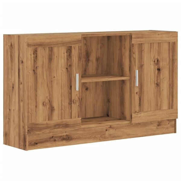 Syfax™ Credenza Rovere Artigianale 120X30,5X70 Cm In Truciolato-image