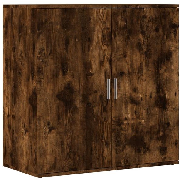 Syfax™ Credenza Rovere Fumo 79X38X80 Cm In Legno Multistrato-image