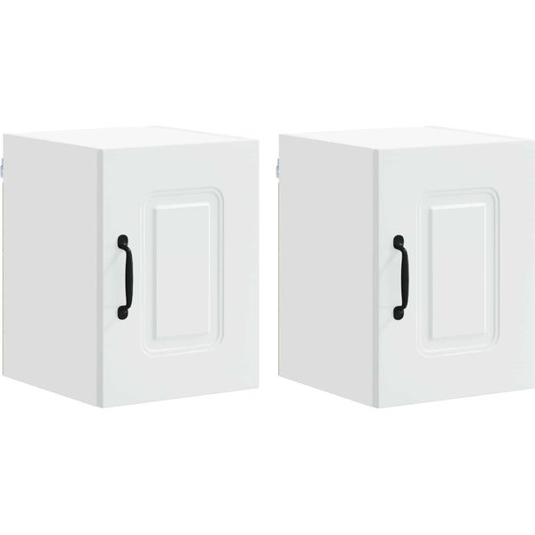 Syfax™ Mobile Da Cucina Kalmar 2 Pcs Bianco 30 X 31 X 40 Cm-image