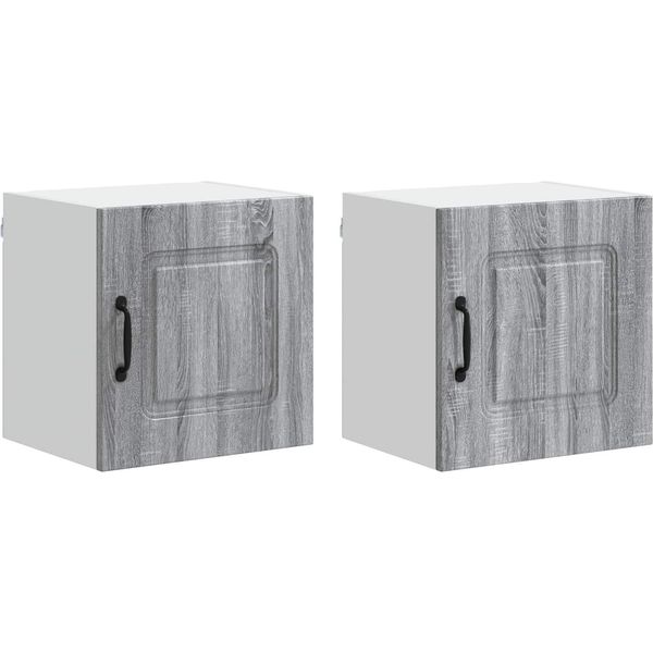 Syfax™ Mobile Da Cucina Kalmar 2 Pcs Grigio Sonoma 40 X 31 X 40 Cm-image