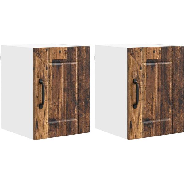 Syfax™ Mobile Da Cucina 2 Pcs Legno Vecchio 30 X 31 X 40 Cm-image