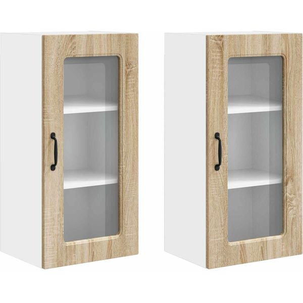 Syfax™ Mobile Da Cucina Kalmar 2 Pcs Rovere Sonoma 40 X 31 X 80 Cm-image