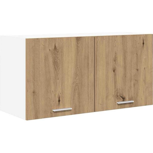 Syfax™ Armadio Pensile Con Porta Rovere Artigianale 80 X 31 X 40 Cm-image