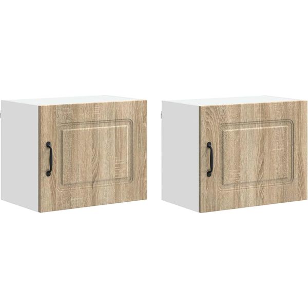 Syfax™ Mobile Da Cucina Kalmar 2 Pcs Rovere Sonoma 50 X 31 X 40 Cm-image