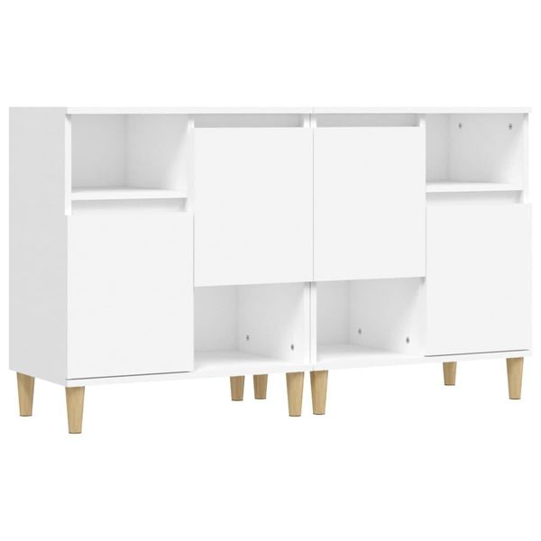 Syfax™ Credenze 2Pz Bianche 60X35X70 Cm In Legno Multistrato-image
