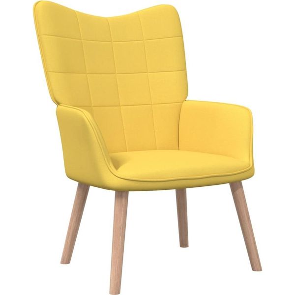 Syfax™ Sedia Relax Giallo Senape In Tessuto-image